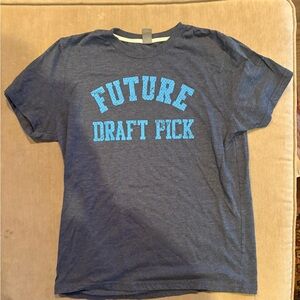 Future Draft Pick American Football SOFT Short-Sleeve Youth L T-Shirt NFL NHL